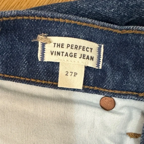 Madewell Dark Blue Ankle Jeans - Picture 3 of 3